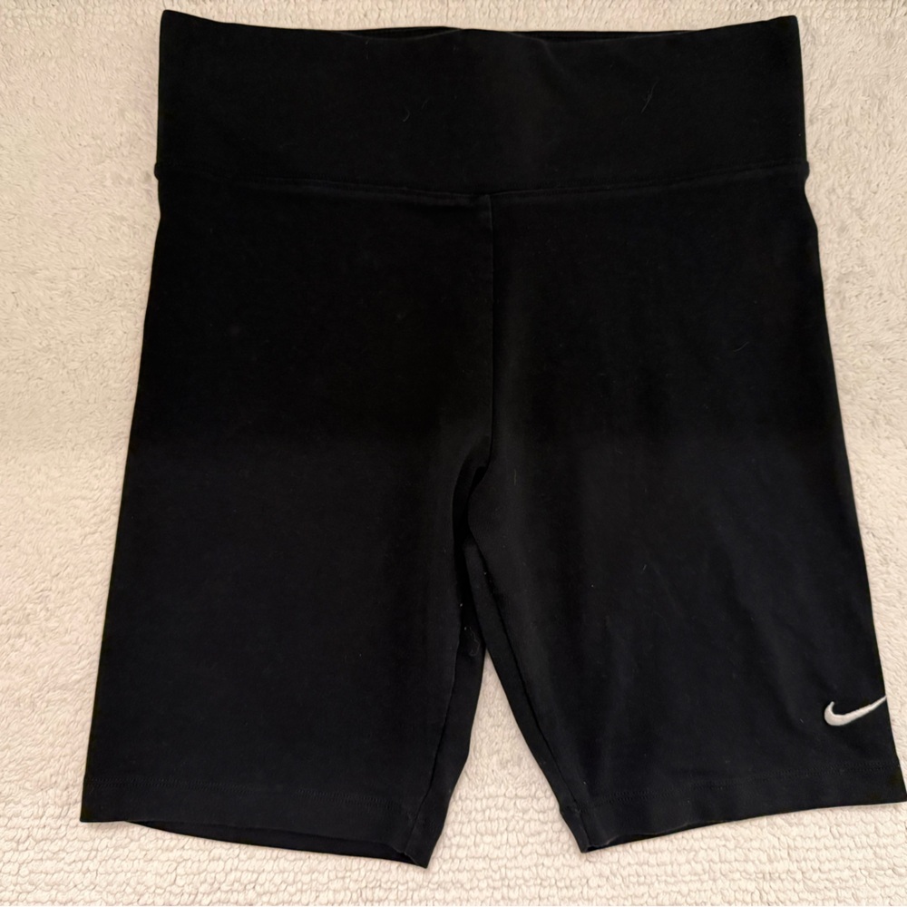 Nike Black Women's Bike Shorts with Swoosh